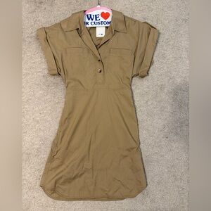 Vanessa Bruno Tan Mini Dress